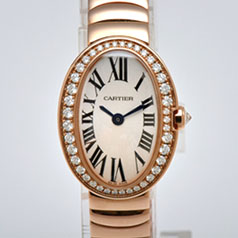 Cartier カルティエ ミニベニュワール QZ ダイヤベゼル K18/PG WB520026 時計 の買取実績