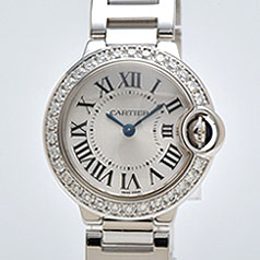 Cartier カルティエ バロンブルーSM QZ K18/WG WE9003Z3 時計 の買取実績
