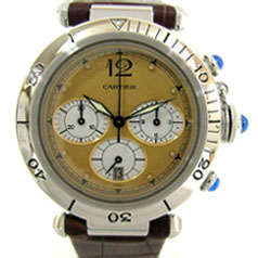Cartier カルティエ パシャC タイマークロノグラフ QZ 時計 の買取実績
