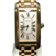 Cartier カルティエ タンク アメリカンSM QZ K18/YG W26015K2 時計 の買取実績