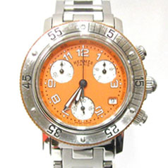 HERMES エルメス クリッパークロノグラフレディース QZ CL2.316 時計 の買取実績