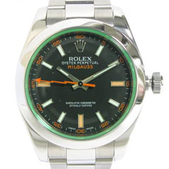 ROLEX ロレックス ミルガウス グリーンサファイアガラス Ref.116400GV 時計 の買取実績