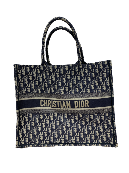 Dior クリスチャン ディオール ブックトート バッグ キャンバス 50-MA-1108ブルーの買取実績