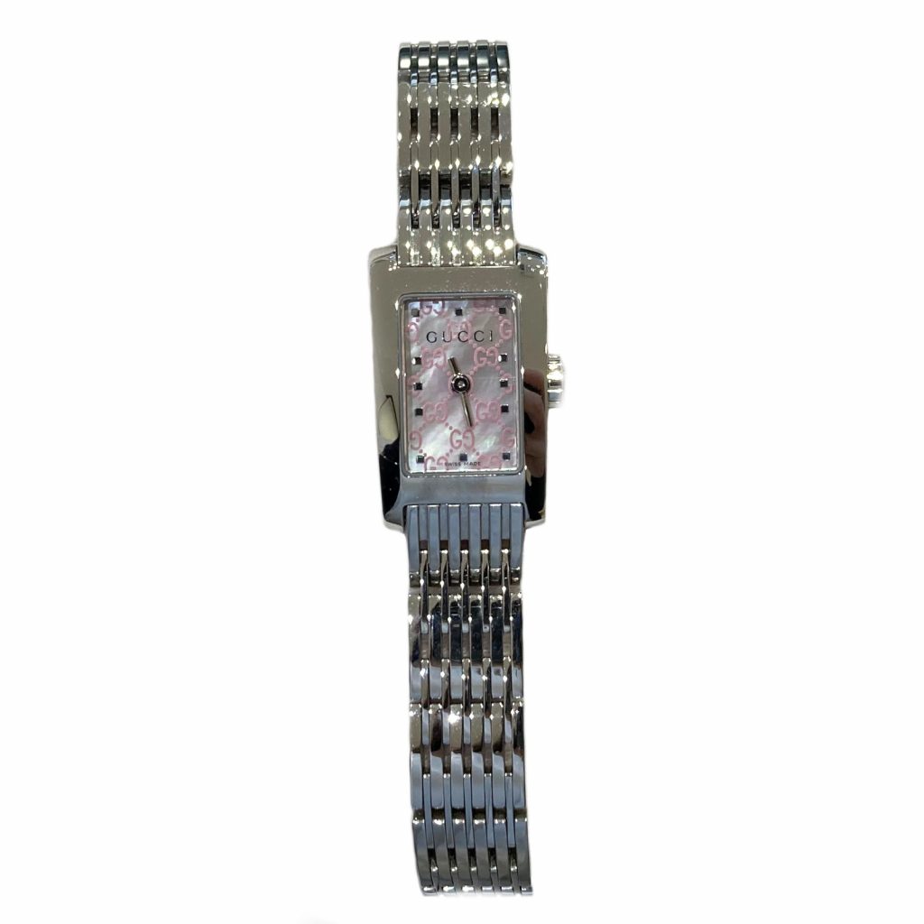 GUCCI グッチ Gメロ 時計 SS(ステンレススチール) 860Lピンクシェルの買取実績