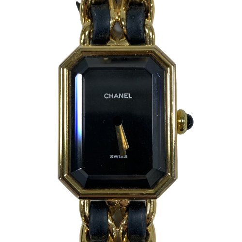 CHANEL シャネル プルミエール 時計 GP/レザー H0001ブラックの買取実績