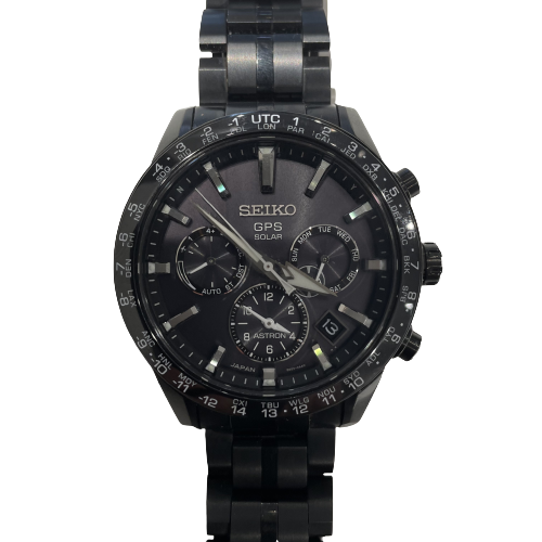 SEIKO セイコー アストロン 時計 チタン SBXC037ブラックの買取実績