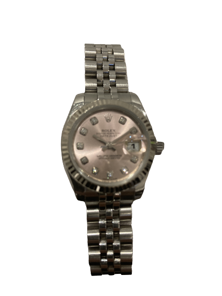 ROLEX ロレックス デイトジャスト 時計 デイトジャスト K18WG/SS 179174Gピンクの買取実績