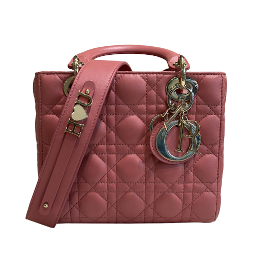 Dior クリスチャン ディオール MY ABCDIOR 2way ハンド ショルダー バッグ  バッグ ラムスキン ピンクの買取実績