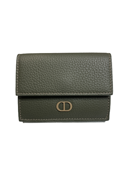 Others ノーブランド Dior / 三つ折りミニウォレット 財布・小物 グレインドカーフスキン オリーブグリーンの買取実績