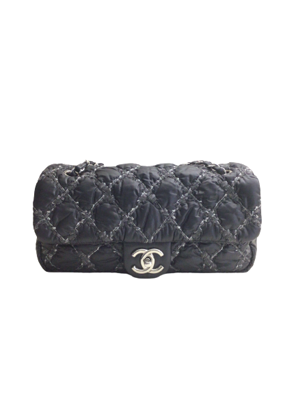 CHANEL シャネル パリビザス　マトラッセ　チェーンショルダー バッグ ナイロン A50629ブラックの買取実績