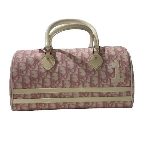 Dior クリスチャン ディオール ミニ　ボストン バッグ パテントレザー×コーティングキャンバス ピンクの買取実績