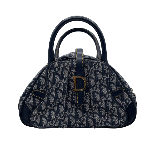 Dior クリスチャン ディオール トロッターハンドバッグ バッグ キャンパス ネイビーの買取実績