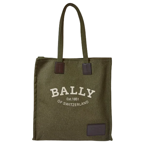 価格下げました。美品　BALLYバリーキャンバストートバッグ