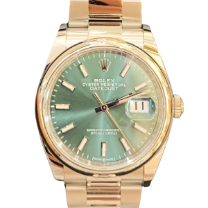 ROLEX ロレックス デイトジャスト36 腕時計 時計 126200ミントグリーンの買取実績