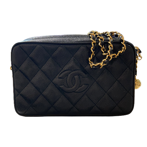 CHANEL シャネル チェーンショルダー バッグ キャビア A03727ブラックの買取実績