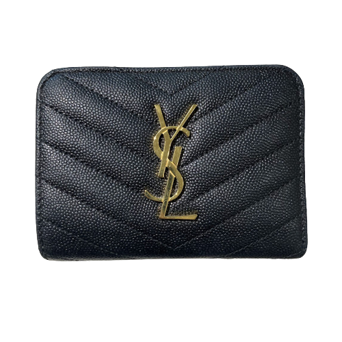 Yves Saint Laurent イヴサンローラン ラウンド財布 財布・小物 レザー