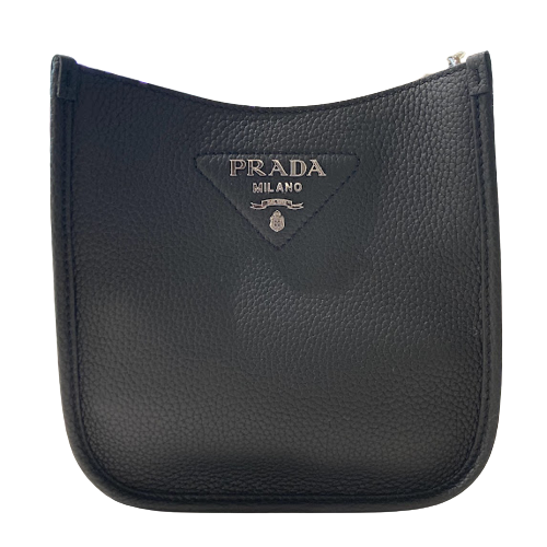 PRADA プラダ ミニショルダーバッグ バッグ レザー 1BH191ブラックの買取実績