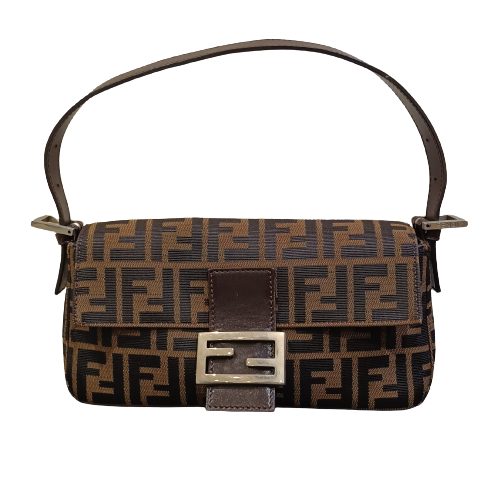 ハンドル39〜56cm美品　FENDI フェンディ　マンマバケットズッカ　ワンショルダーバック