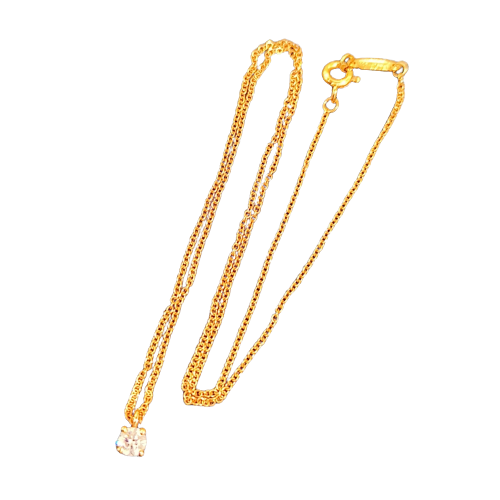 Tiffany & Co. ティファニー ソリティア ダイヤモンドネックレス ジュエリー 750 ゴールドの買取実績