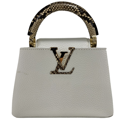 LOUIS VUITTON ルイ・ヴィトン カプシーヌミニ バッグ レザー M98477