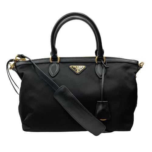 PRADA プラダ 2wayショルダーバッグ バッグ ナイロン 1BA104ブラックの ...