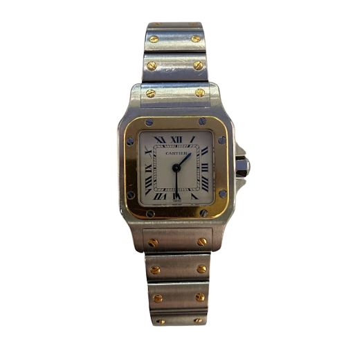 Cartier カルティエ サントスガルベSM 時計 SS/YG W20012C4アイボリーの買取実績
