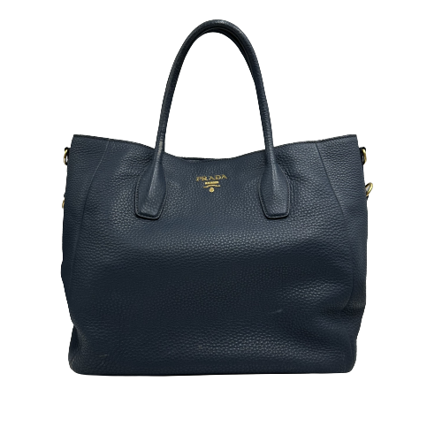 ハンドル60cm【大人気】PRADA プラダ トートバッグ  2way 黒 ブラック ヴィッテロ