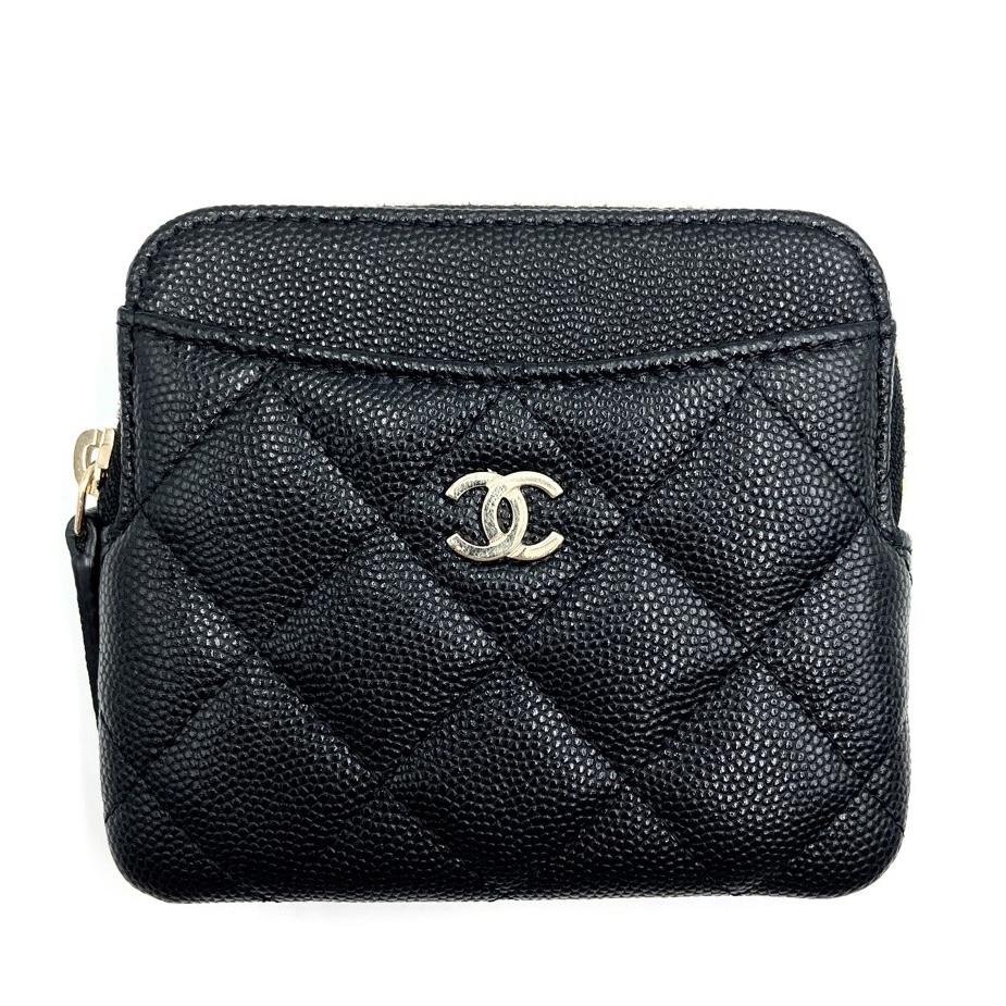 CHANEL シャネル マトラッセ　ジップコインパース 財布・小物 マトラッセシリーズ キャビアスキン AP2061ブラックの買取実績