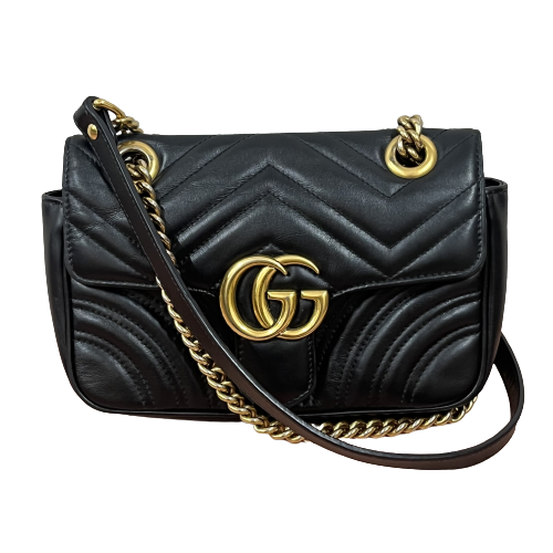 GUCCI グッチ GGマーモントチェーンショルダー バッグ レザー 446744 ...