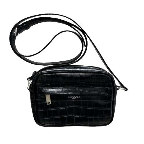 Yves Saint Laurent イヴサンローラン キャンプスモールカメラバッグ バッグ レザー ブラックの買取実績