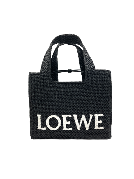 LOEWE ロエベ フォントトートスモール バッグ フォントトート ラフィア A685B59X01ブラックの買取実績