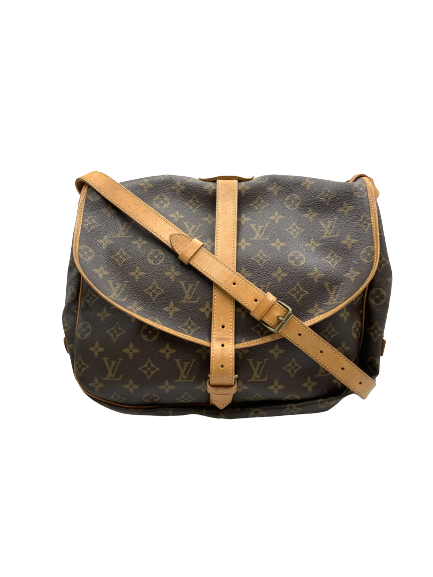 LOUIS VUITTON ルイ・ヴィトン ソミュール35 バッグ モノグラム