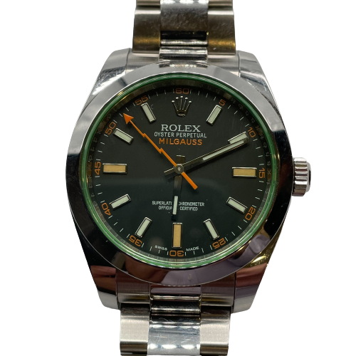 ROLEX ロレックス ミルガウス 時計 SS 116400GUブラックの買取実績