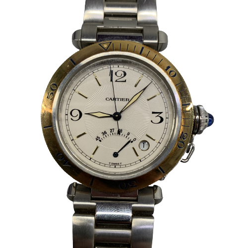 Cartier カルティエ パシャ　パワーリザーブ 時計 SS/YG W3101255の買取実績