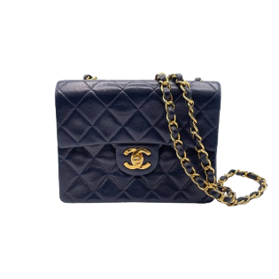 CHANEL シャネル マトラッセチェーンショルダー バッグ ラムスキン 