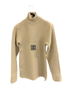 CHANEL シャネル ココマーク ハイネックセーター ファッション・衣類 ウール ベージュの買取実績