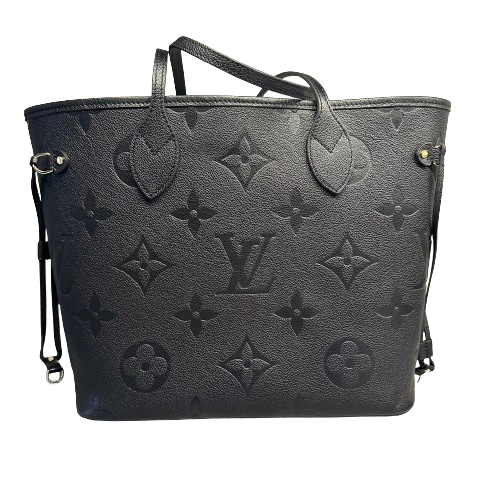 高評価通販超美品　M45685 ネヴァーフルＭＭ　アンプラント　ノワール　LOUIS_VUITTON 保存袋◆3107/SBS通り店 天然革ライン