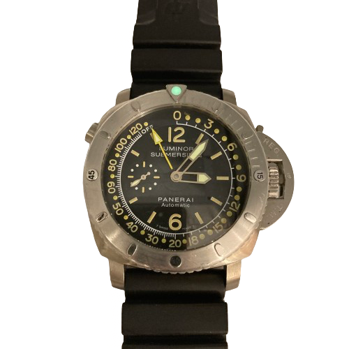 Panerai パネライ ルミノール　サブマーシブル　デプスケージ 時計 チタン/ラバー PAM00193ブラックの買取実績