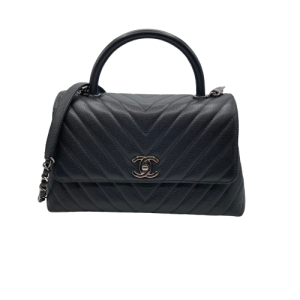 CHANEL シャネル ココハンドル29（Vステッチ） バッグ キャビアスキン ブラックの買取実績