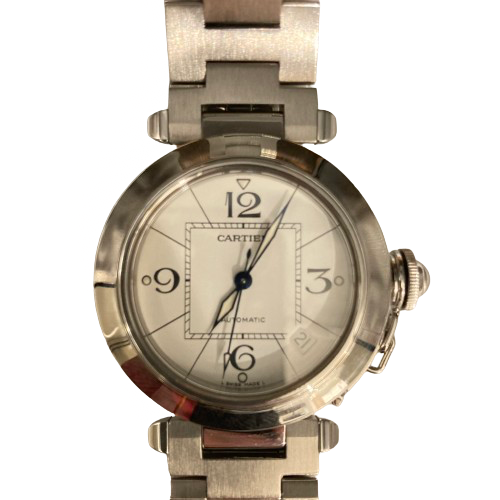 Cartier カルティエ パシャC 時計 SS W31074M7ホワイトの買取実績