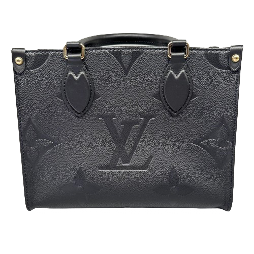 LOUIS VUITTON ルイ・ヴィトン オンザゴーPM バッグ モノグラム・アンプラント レザー M45653ブラックの買取実績