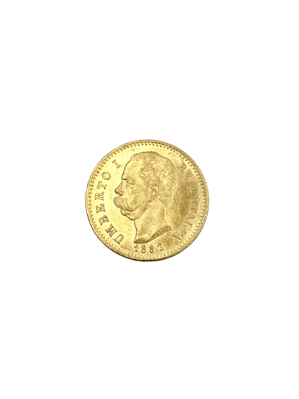 その他のブランド その他のブランド イタリア20リラ1882年アンティークコイン ジュエリー K21.6 ゴールドの買取実績