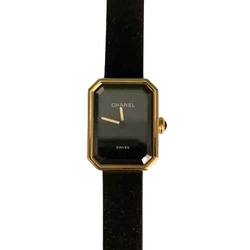 CHANEL シャネル プリミエールヴェルヴェット 時計 YG/ラバー H6125ブラックの買取実績