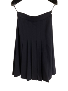 CHANEL シャネル ボックスプリーツスカート ファッション・衣類 ポリエステル 28905ネイビーの買取実績
