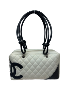 CHANEL シャネル カンボンライン ボウリングバッグ バッグ レザー A25171ホワイト/ブラックの買取実績