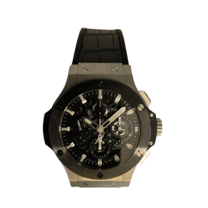 HUBLOT ウブロ ビッグバン　エアロバン 時計 SS 311.SM.1170.GRブラックの買取実績