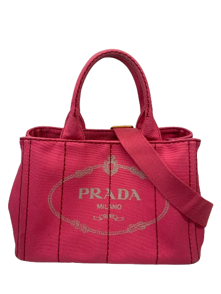 PRADA プラダ カナパ バッグ キャンバス ピンクの買取実績