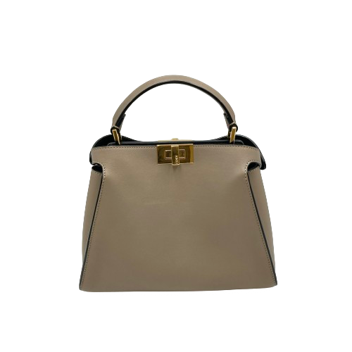 FENDI フェンディ ピーカブーアイコニックエッセンシャリー バッグ カーフ グレーベージュの買取実績