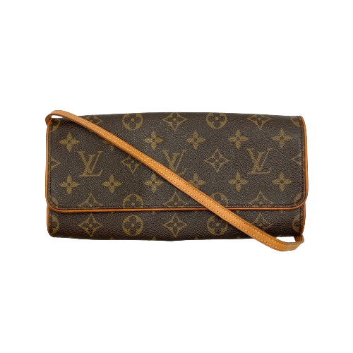 LOUIS VUITTON ルイ・ヴィトン ポシェット・ツインGM バッグ モノグラム モノグラム・キャンバスPVC M51852ブラウンの買取実績