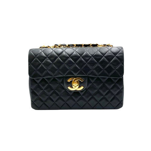 CHANEL シャネル デカマトラッセチェーンショルダー バッグ マトラッセ ラムスキン A01094ブラックの買取実績